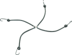 Parts Unlimited Bungee Cord Blk 24'4 Hook
