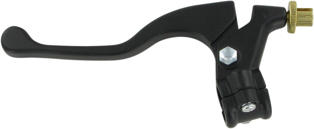 Parts Unlimited Lvr Assembly Shrty Lh-yam - Black