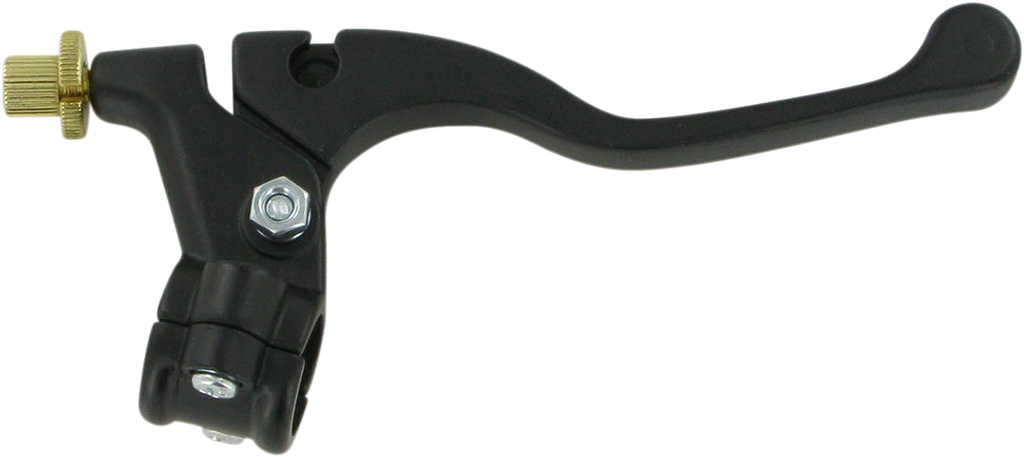 Parts Unlimited Lvr Assembly Shrty Lh-yam - Black