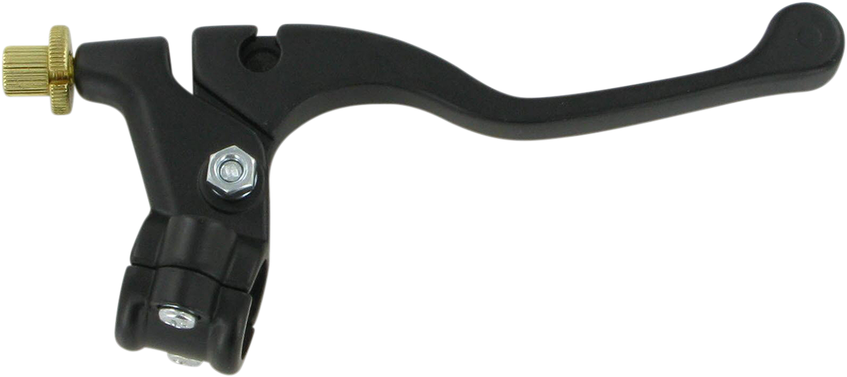 Parts Unlimited Lvr Assembly Shrty Lh-yam - Black