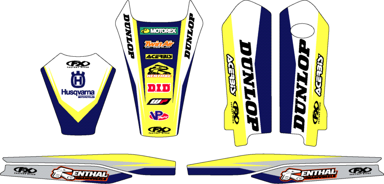 Factory Effex Graphic Trim Kit Husq