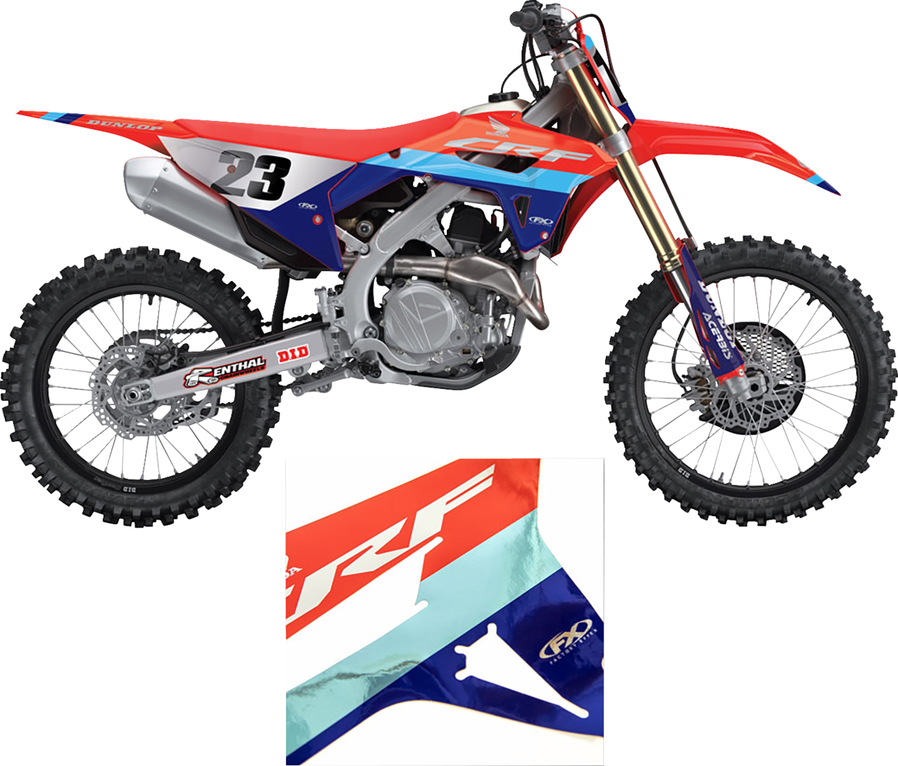 Factory Effex Graphic Sk Chrm Hon CRF250R 14-17, CRF450R 13-16