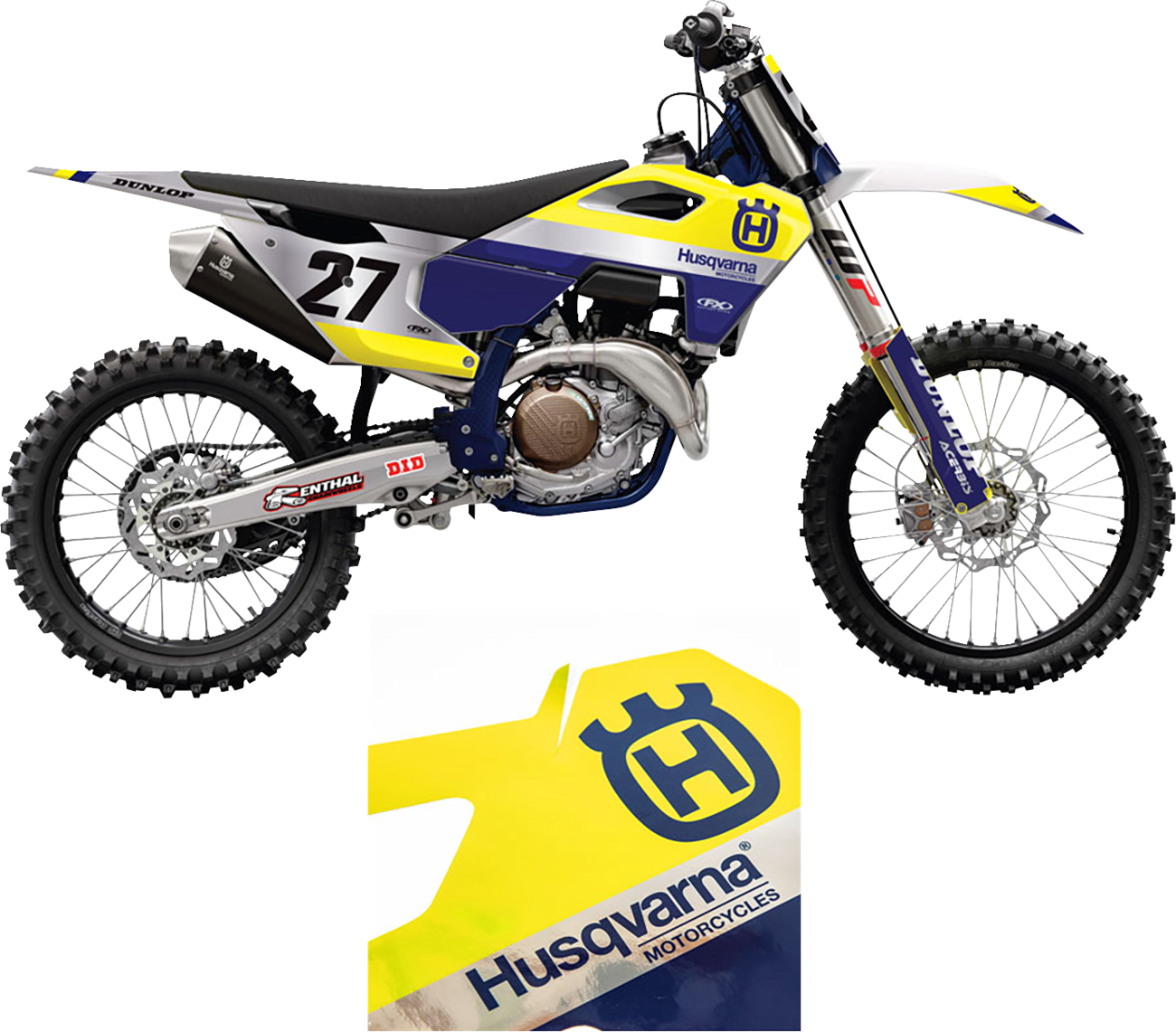 Factory Effex Graphic Sk Chrm Hus Fc 250-450 22.5