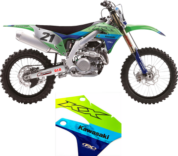 Factory Effex Graphic Tk Chrm Kaw KX450F 16-18
