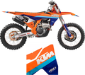 Factory Effex Graphic Tk Chrm Ktm Sxf 250-450 18.5