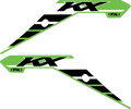 Factory Effex Graphic Kit Tank/shroud Kaw 25 KX250F 25, KX450F 24-25