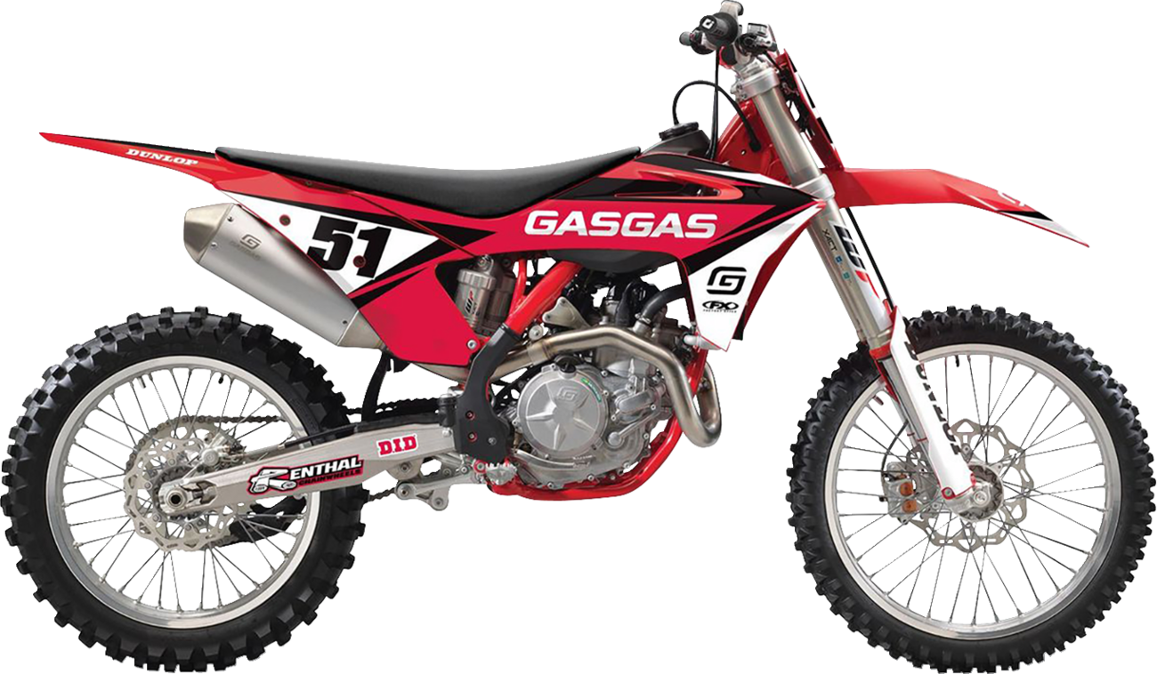 Factory Effex Graphic EVO21 Gas MC125-450F, EX300-450F 21-23