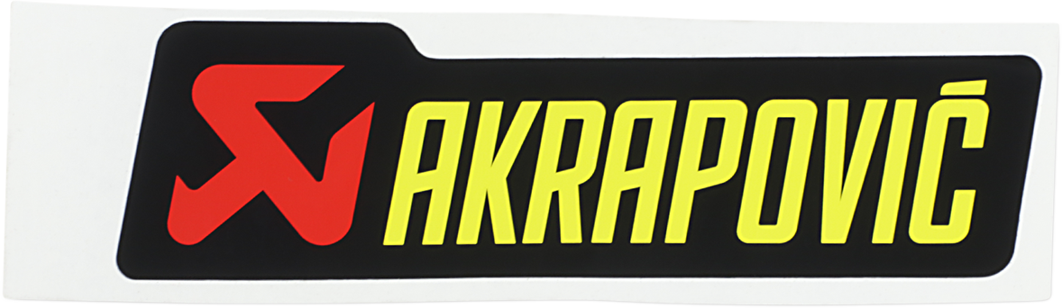 AKRAPOVIC Replacement Sticker