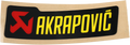 AKRAPOVIC Replacement Sticker