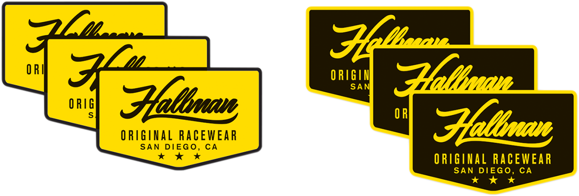 Thor Hallman Decals - 6 Pack