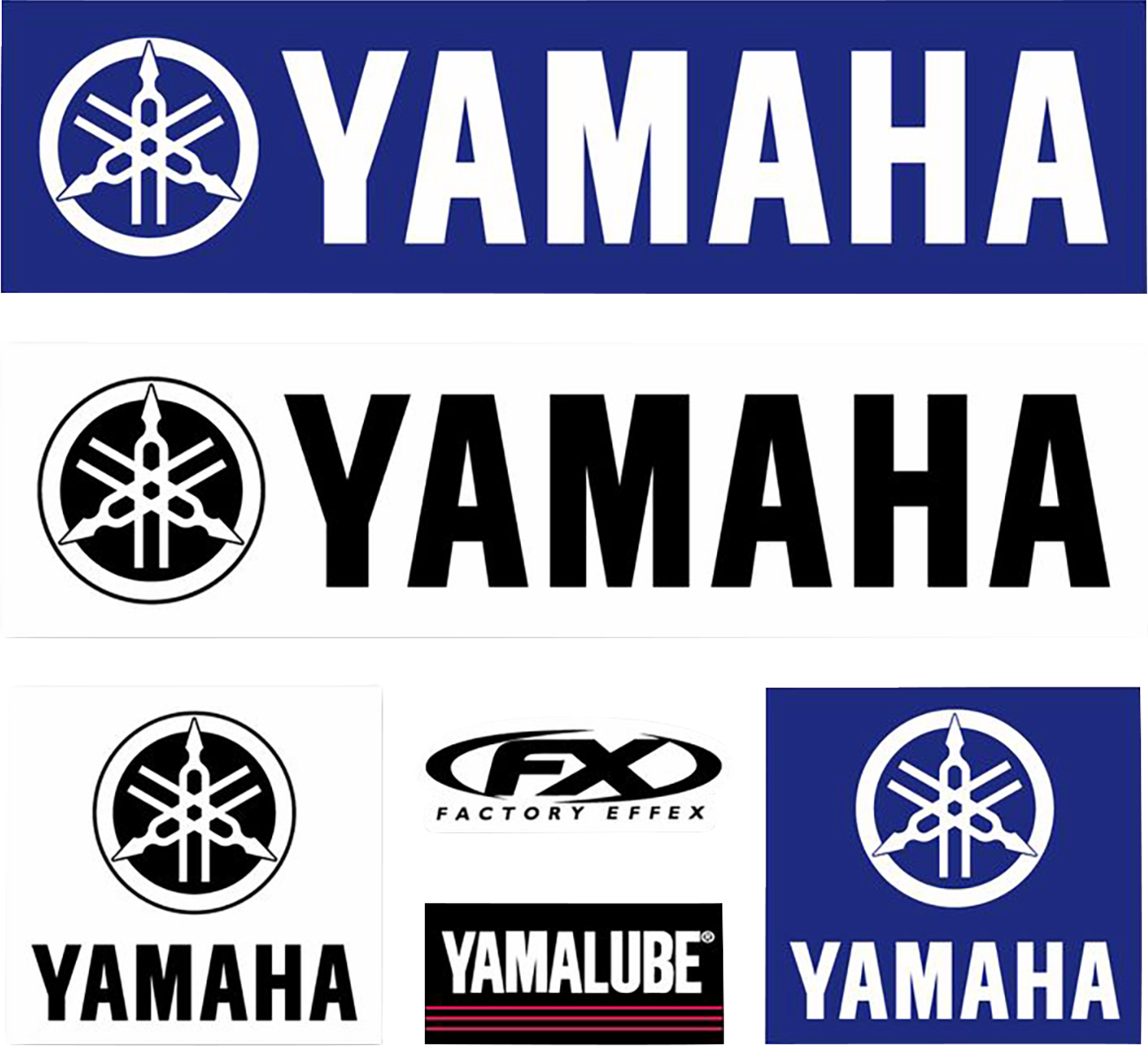 Factory Effex Iron On Kit Yamaha Jersey