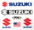 Factory Effex Iron On Kit Suzuki Jersey