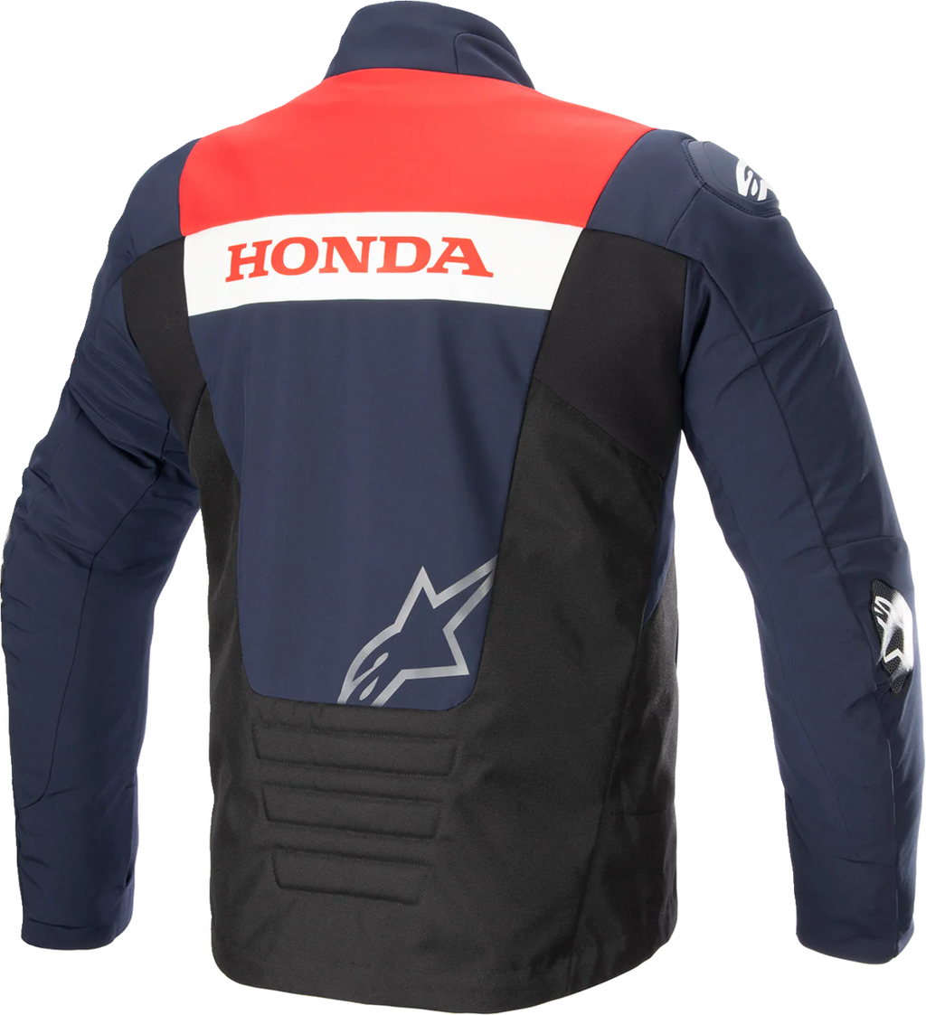 Honda SMX Waterproof Jacket - Blue/Black/Red - 4XL