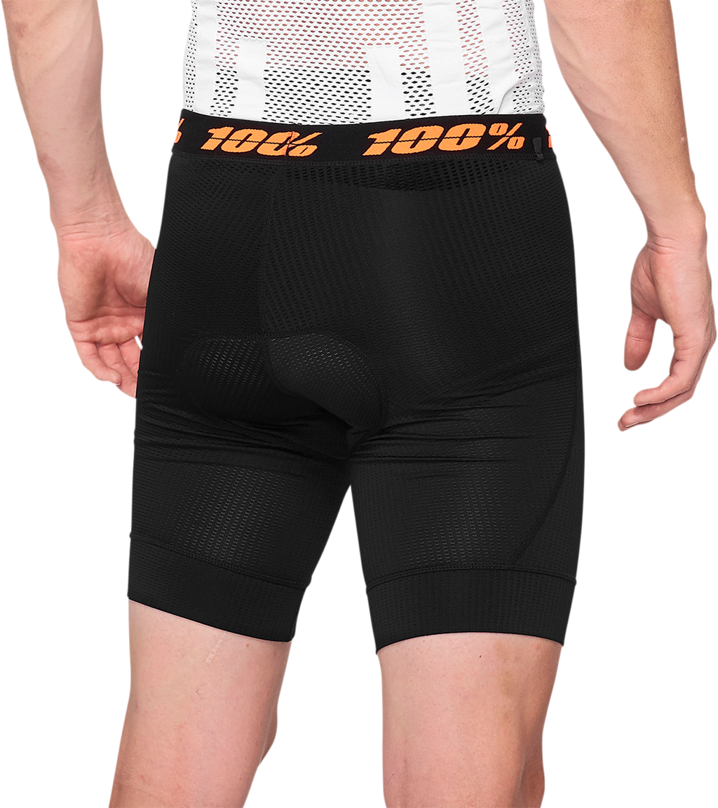 100% Crux Liner Shorts - Black