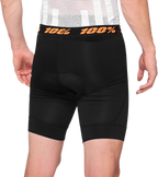 100% Crux Liner Shorts - Black