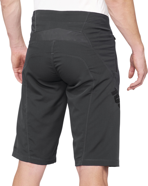100% Airmatic Shorts - Charcoal