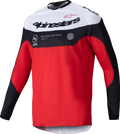 ALPINESTARS Pro-Dura Long-Sleeve Jersey - Black/Bright Red/White - Small