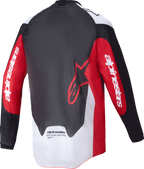 ALPINESTARS Pro-Dura Long-Sleeve Jersey - Black/Bright Red/White - Small