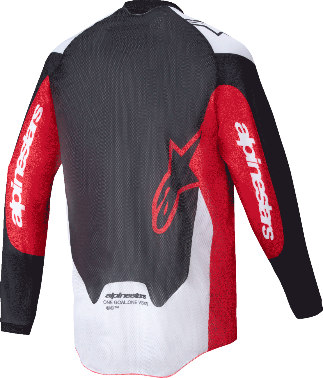 ALPINESTARS Pro-Dura Long-Sleeve Jersey - Black/Bright Red/White - Small