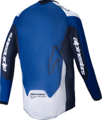 ALPINESTARS Pro-Dura Long-Sleeve Jersey - Navy/Bright Blue/White - Small