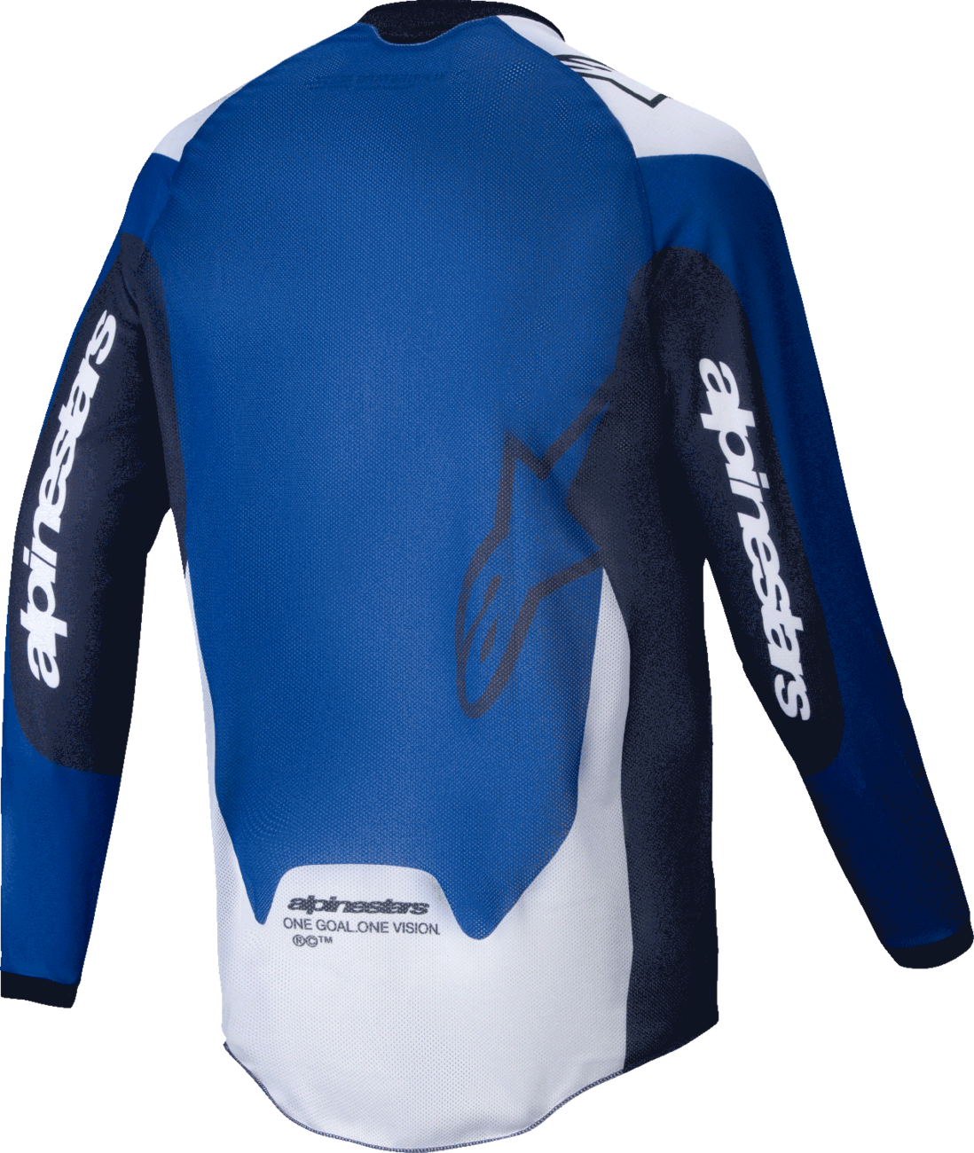 ALPINESTARS Pro-Dura Long-Sleeve Jersey - Navy/Bright Blue/White - Small