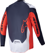 ALPINESTARS Pro-Dura Long-Sleeve Jersey - Navy/Hot Orange/White - Small