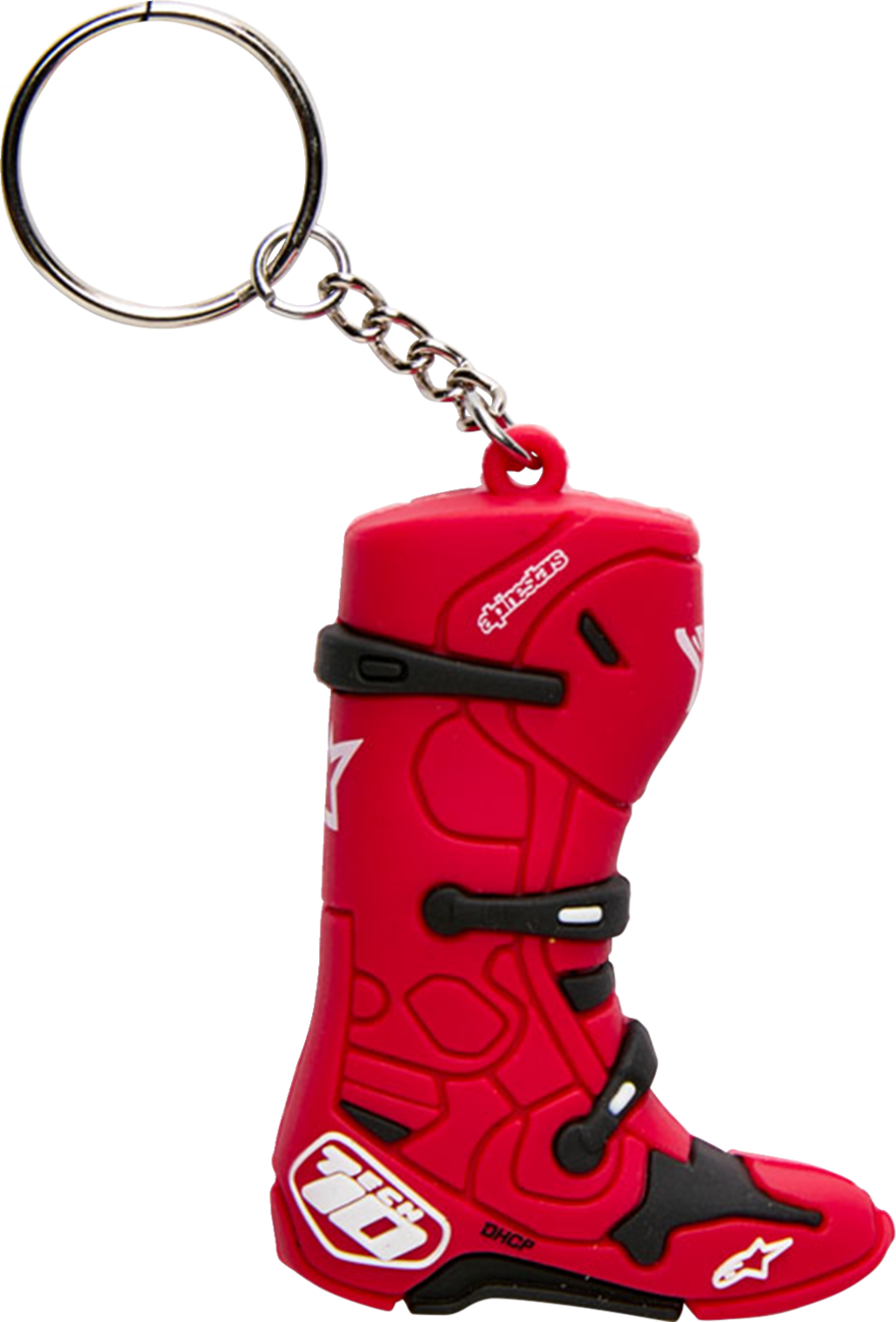 ALPINESTARS Keychain - Tech 10 Boot - Red
