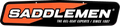 SADDLEMEN Metal Sign - 24" x 5-1/2" - Black/Orange