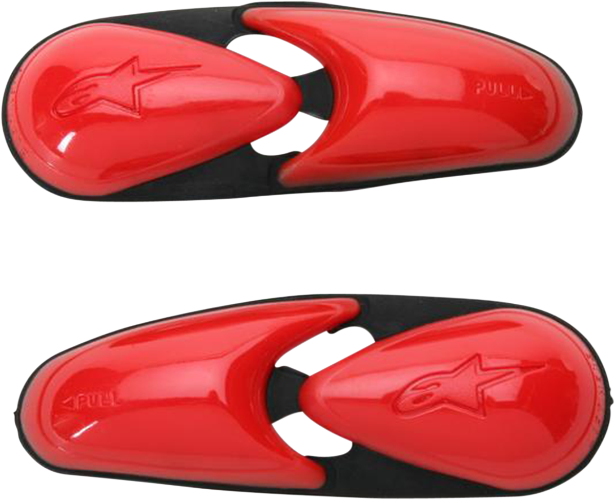 ALPINESTARS Flexible Toe Sliders - Red