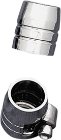 Drag Specialties Chrm Hose Clamp Grvd 3/8'