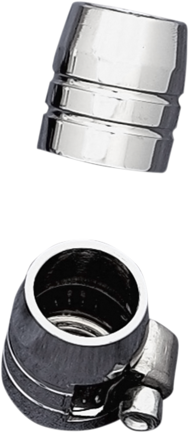 Drag Specialties Chrm Hose Clamp Grvd 3/8'