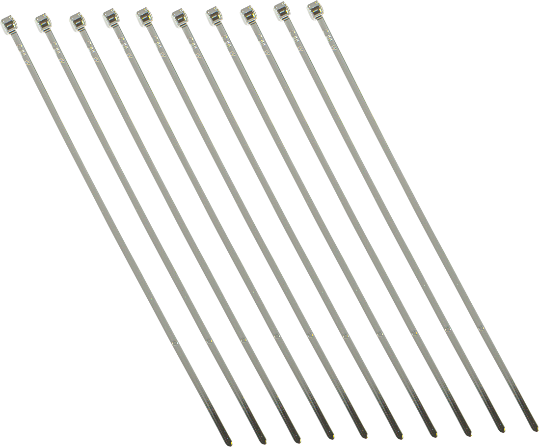Drag Specialties Chrome Cable Tie 4' 10 - Pink