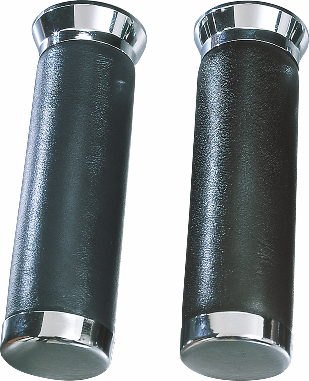 Parts Unlimited Leather Grips 82-99GL - Black