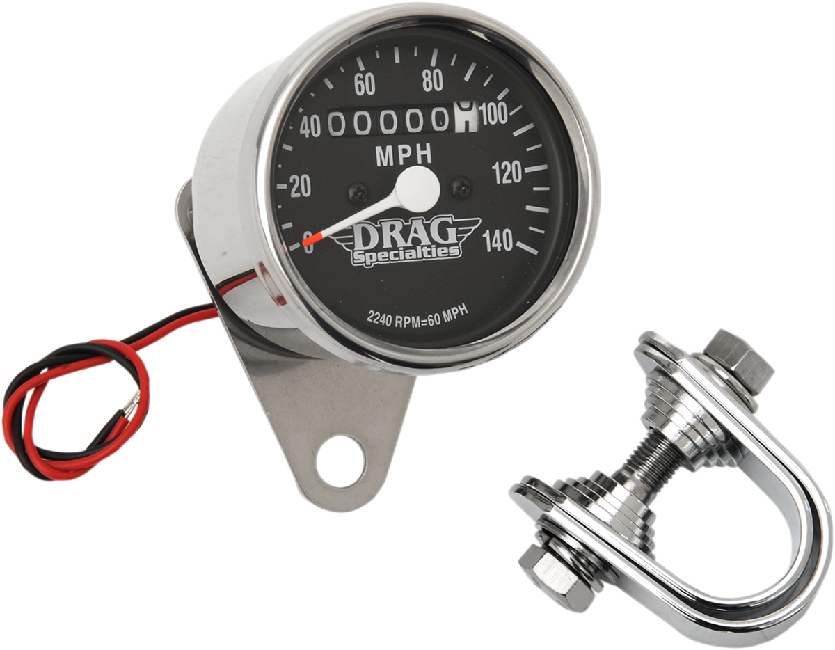 Drag Specialties 2240:60 Black Face Speedo