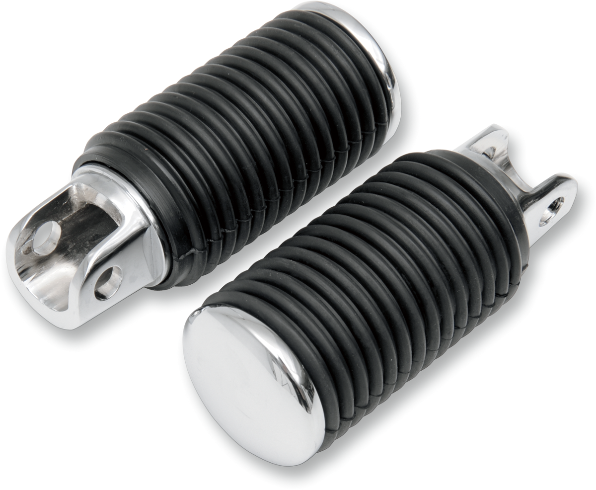 Drag Specialties Driver Pegs Rub W/chr End