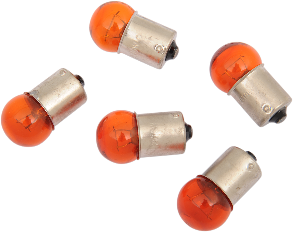 Drag Specialties 10W Amber Bulbs 5-PK