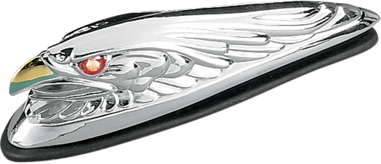 Drag Specialties Eagle Fndr Ornamnt W/lite
