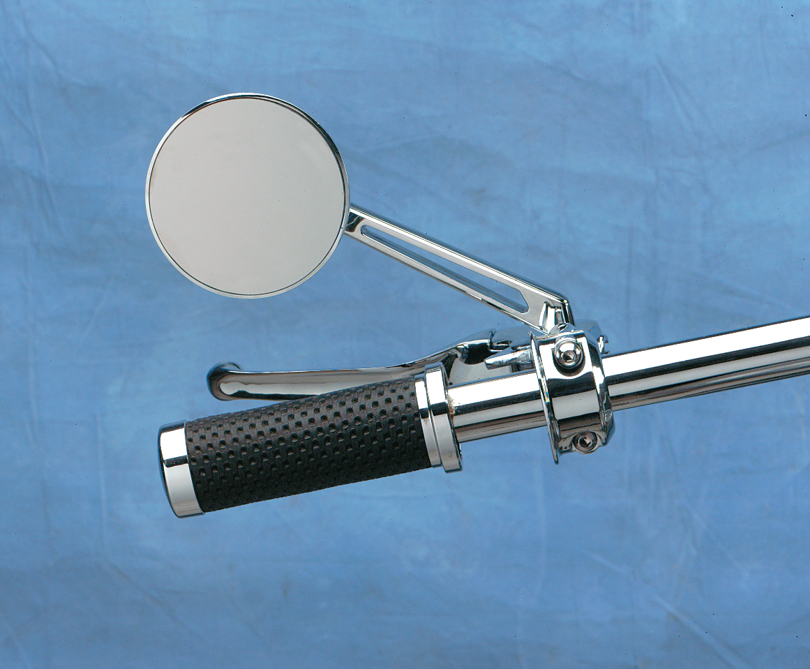 Drag Specialties Round W/long Stem Mirrors