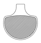 Drag Specialties Brk Pad 84-99XLFLTFXR Front