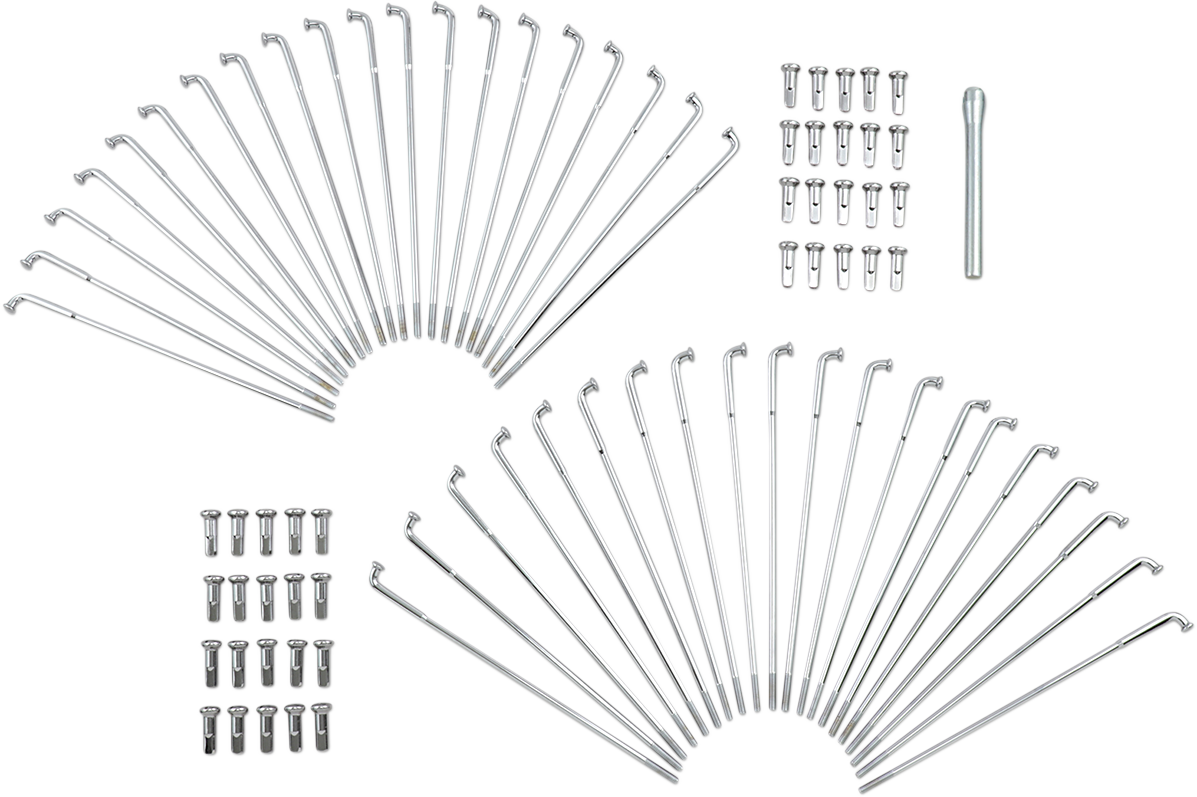 Drag Specialties Chr Spokes Stl Hub 16'D-C