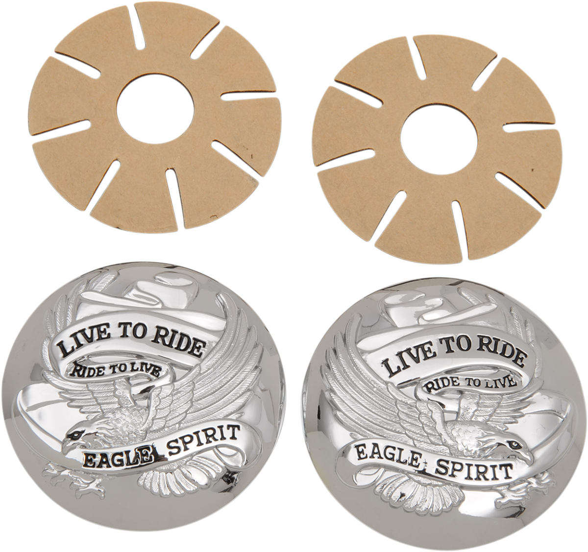 Drag Specialties Chr Lv-ride Gas Cap Cover