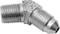 Drag Specialties #3 Male X 1/8 Pipe 45DEG.