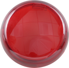 Drag Specialties Red Signal Lens 00-22