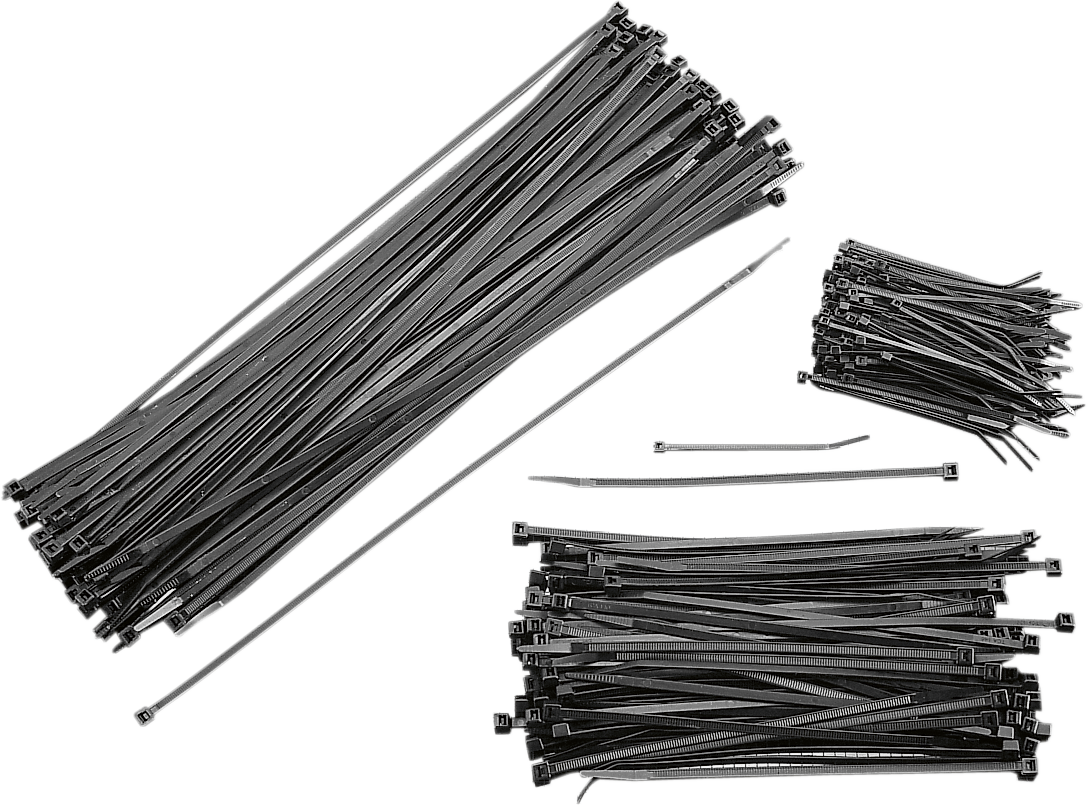 Parts Unlimited Cable Tie, 100PK 4' - Black
