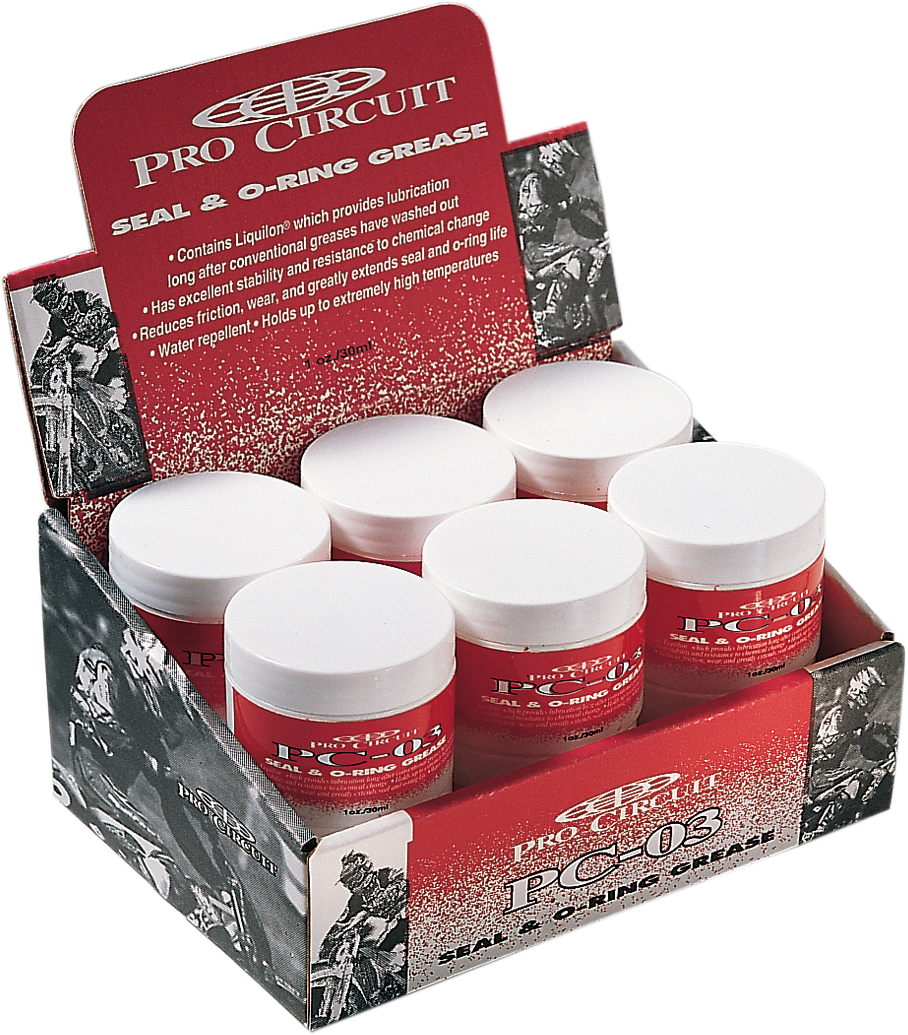 PRO CIRCUIT Seal and O-Ring Grease - 1 U.S. fl oz. - 12 Pack Display