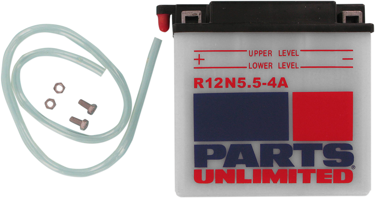 Parts Unlimited Battery #12N5.5-4A