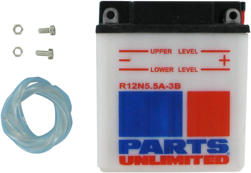Parts Unlimited Battery #12N5.5A-3B