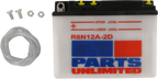 Parts Unlimited Battery #6N12A-2D