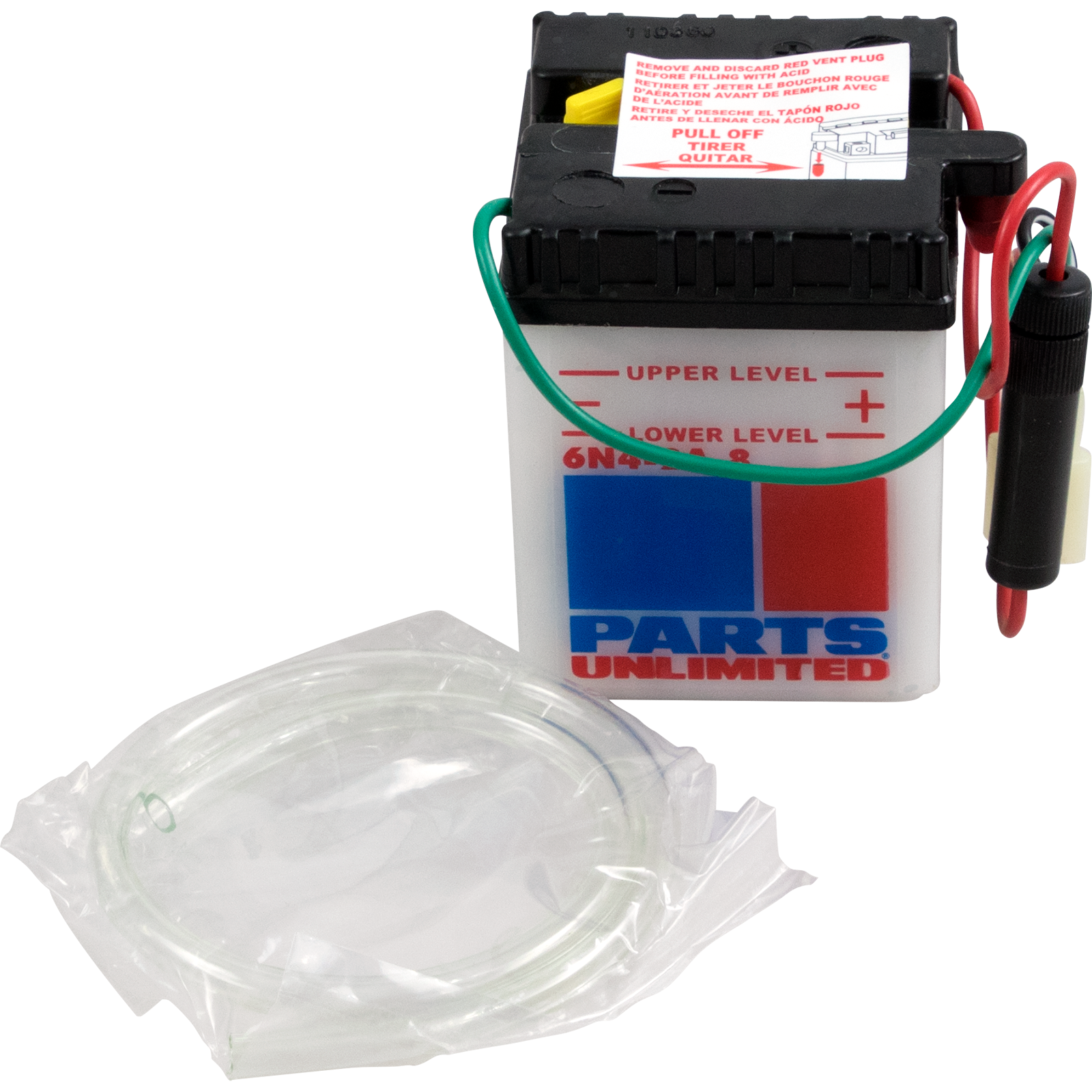 Parts Unlimited Battery #6N4-2A-8