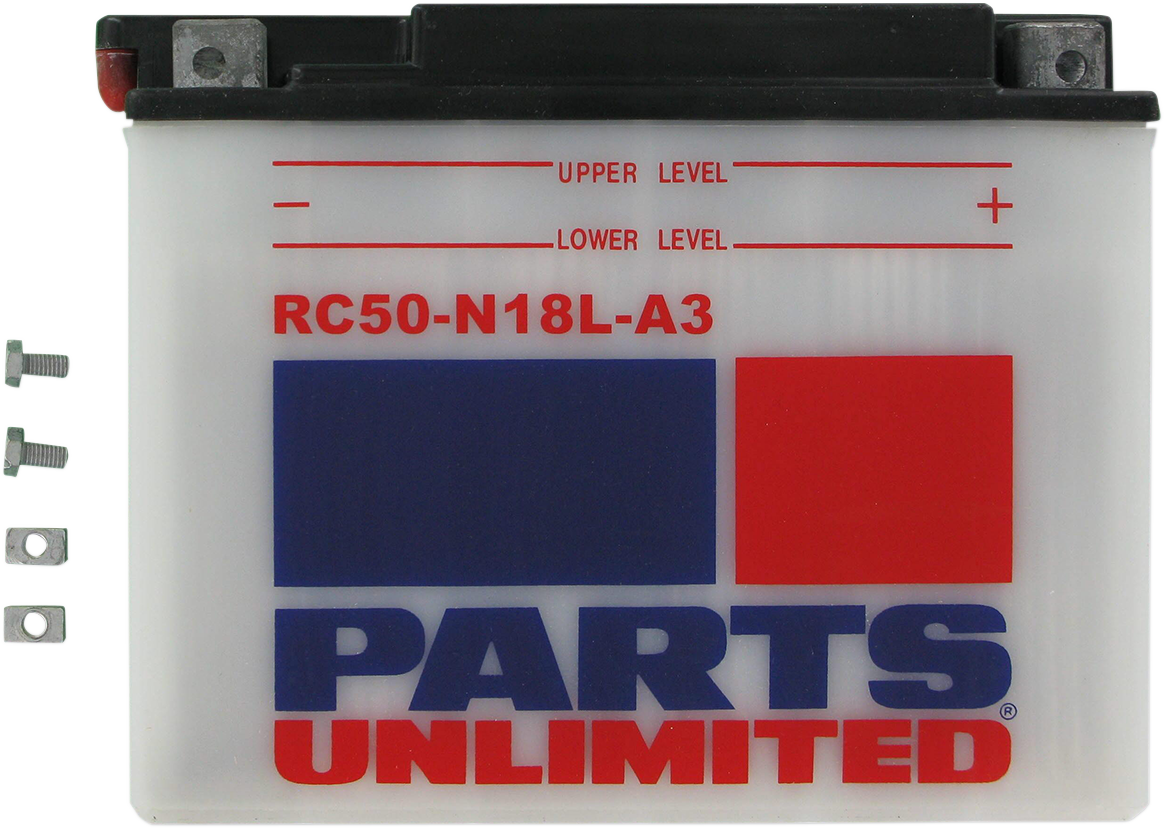 Parts Unlimited Battery RC50-N18L-A3